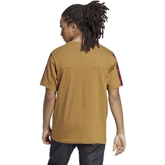 NEW Adidas Brandlove Tee Men’s Size 2XL Bronze Strata Logo Shirt IC6803 - Picture 3 of 7